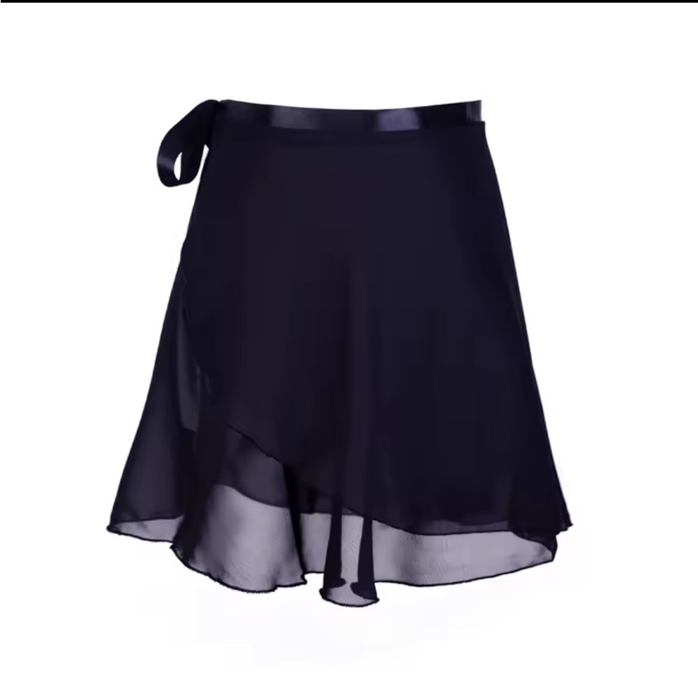 Black Ballet Wrap Skirt